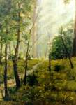 картина художника 'солнечный день в лесу'